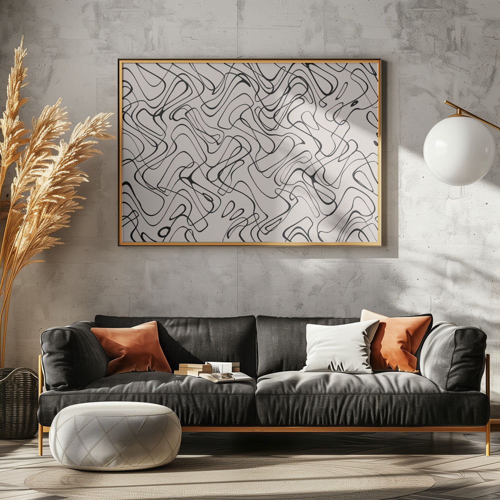 Fluid Lines Dance | Canvas