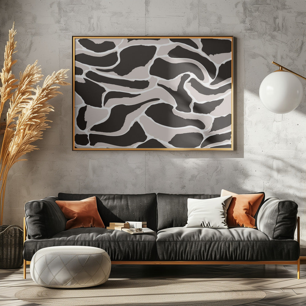 Monochrome patronen | Poster