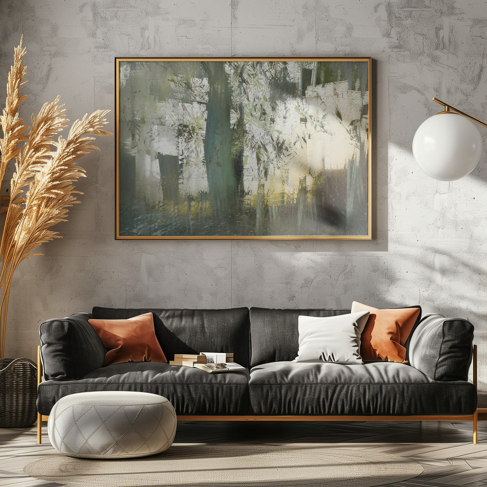 In de tuin | Canvas