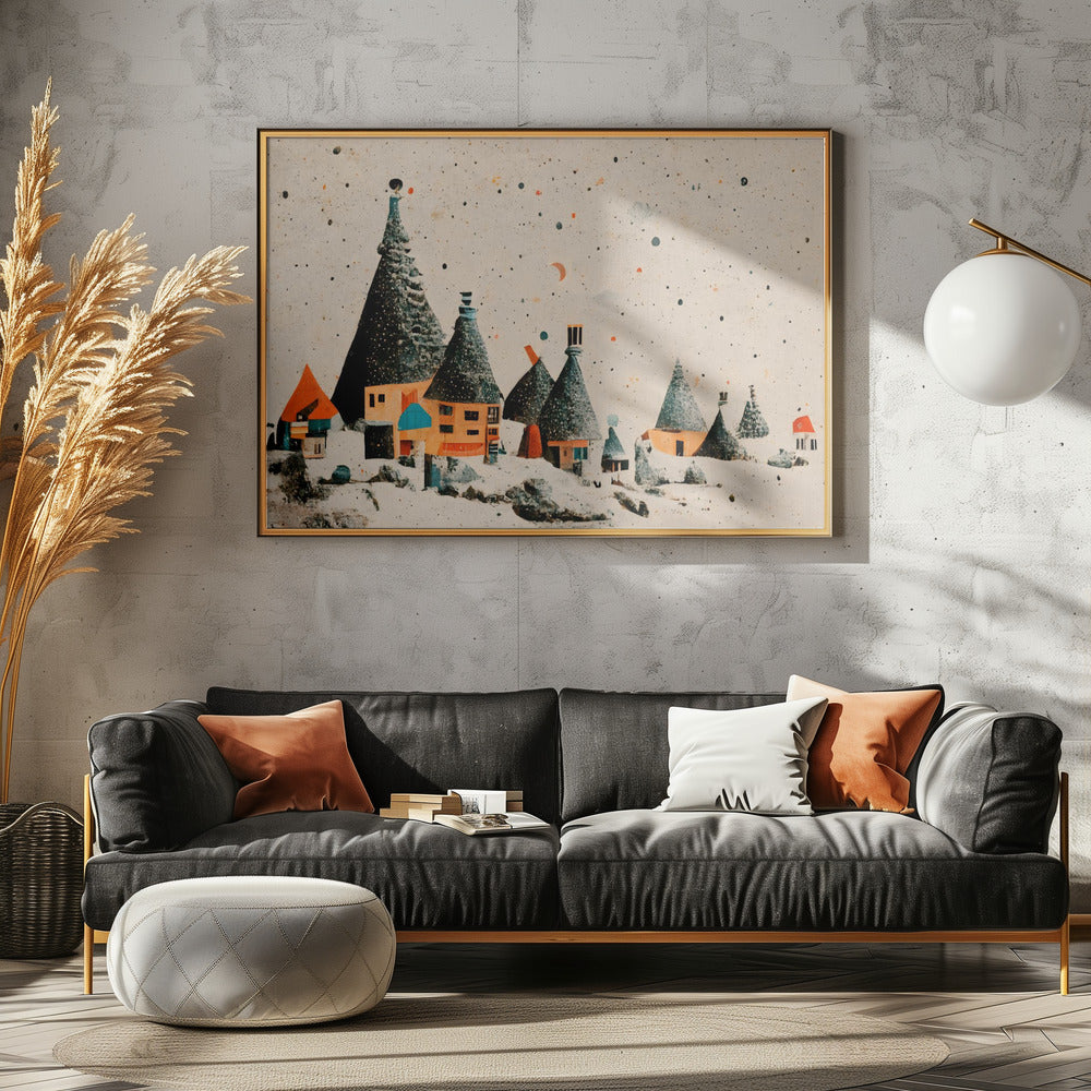 “Whimsical Village” | Poster