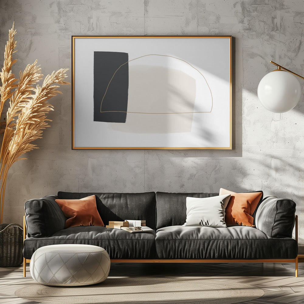 Gebogen Eenvoud | Canvas