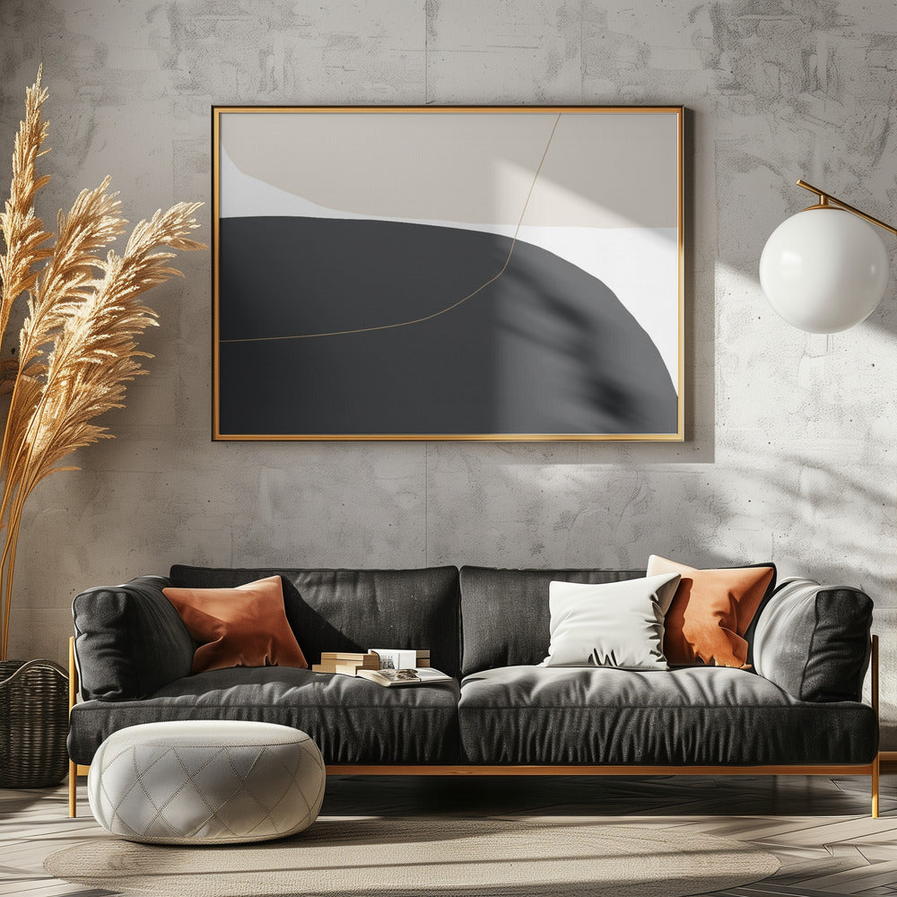 Gebogen verdeling | Canvas