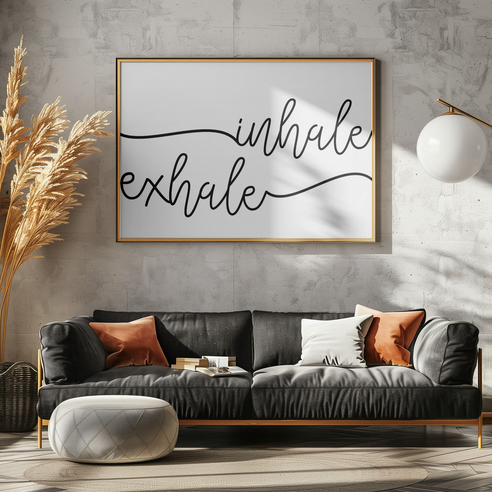 Inademen x Uitademen | Canvas