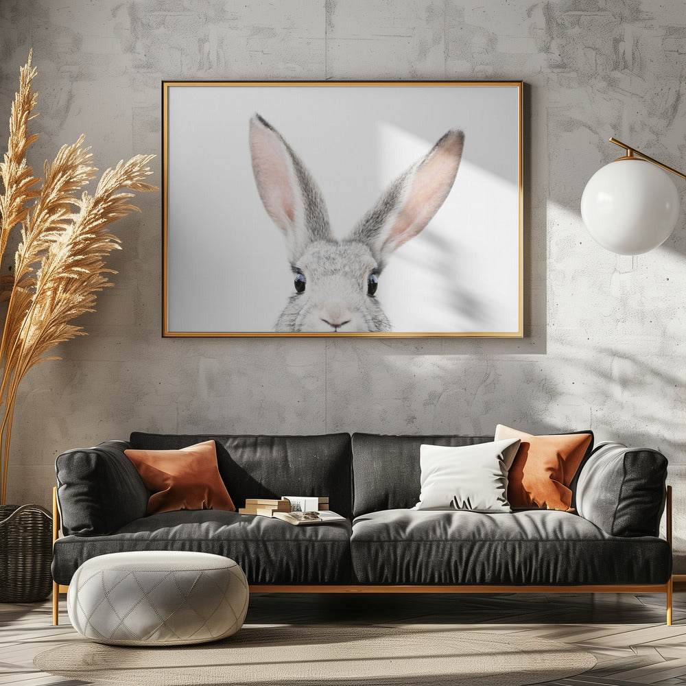 Glurend Konijntje | Canvas