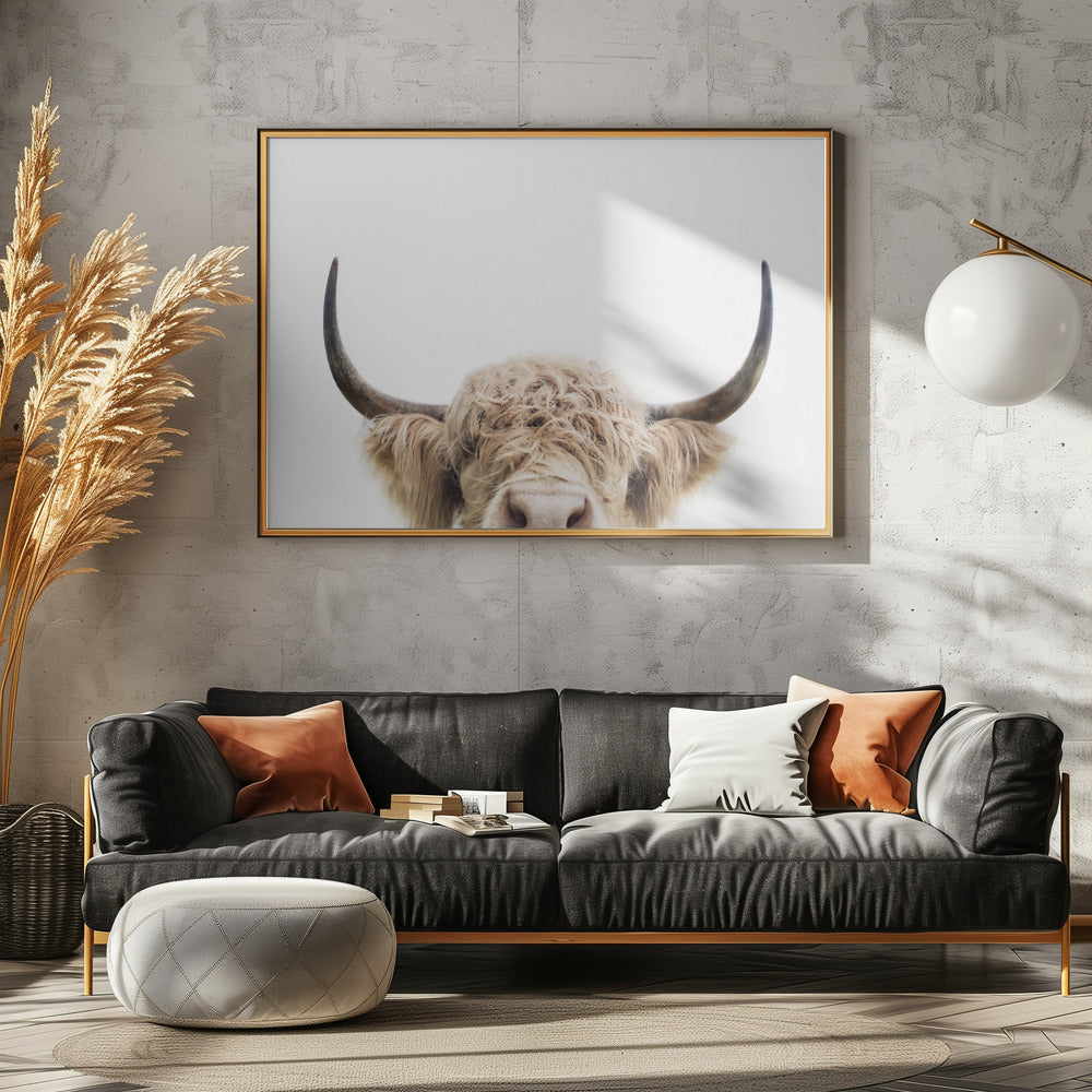 Glurende koe | Canvas