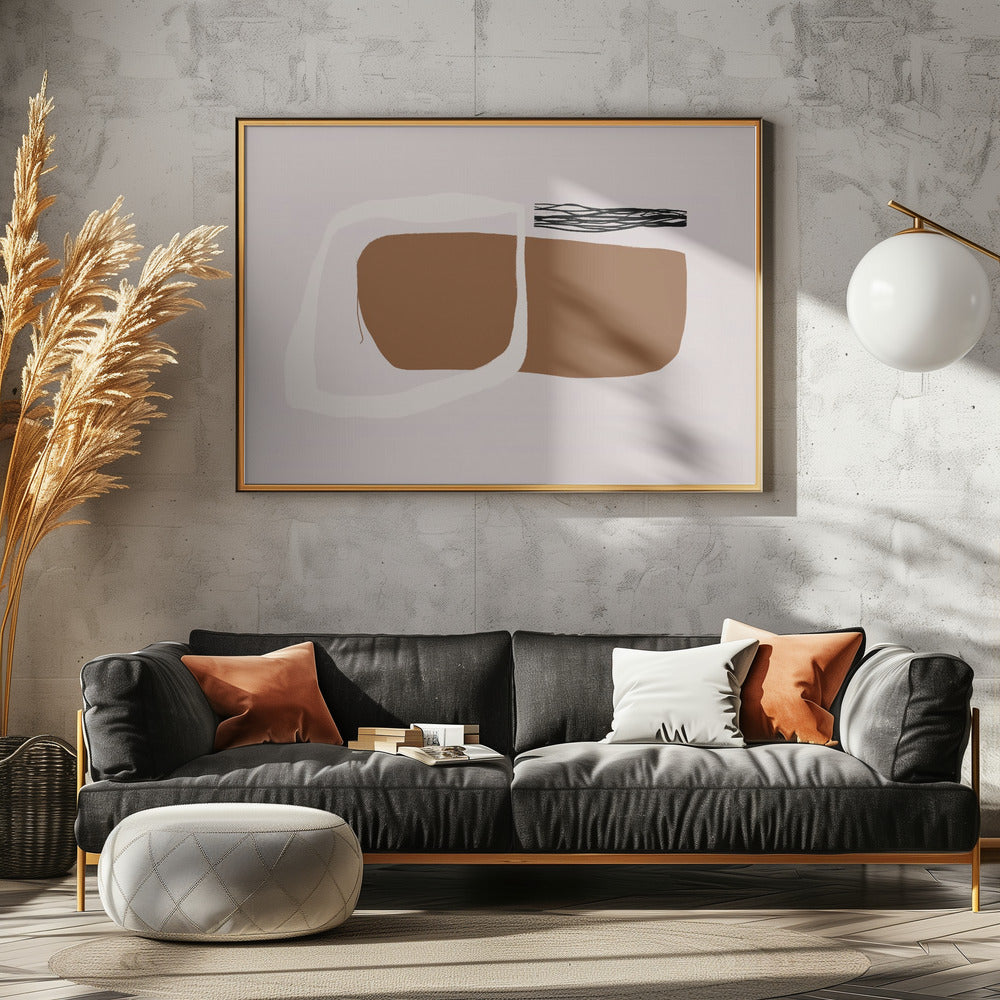 Aards minimalisme | Canvas