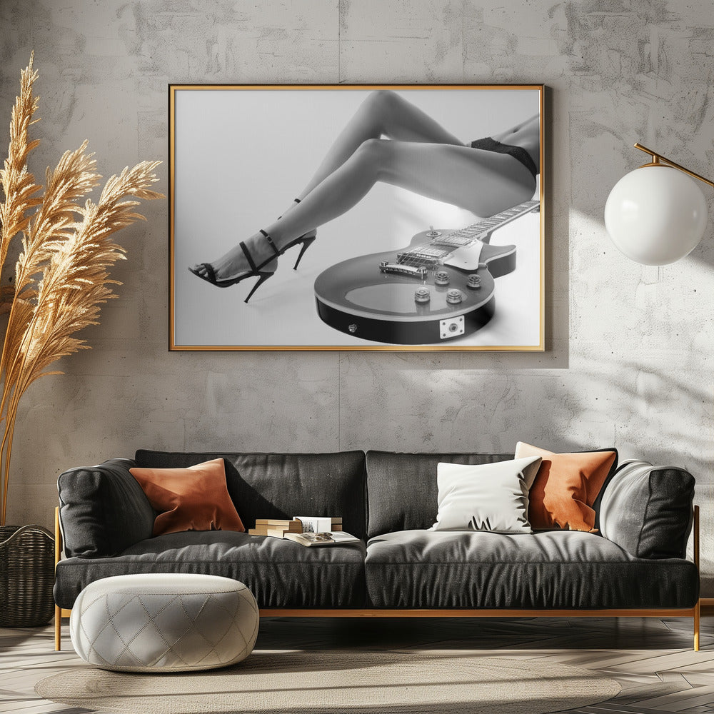 Langbenige Les Paul | Canvas