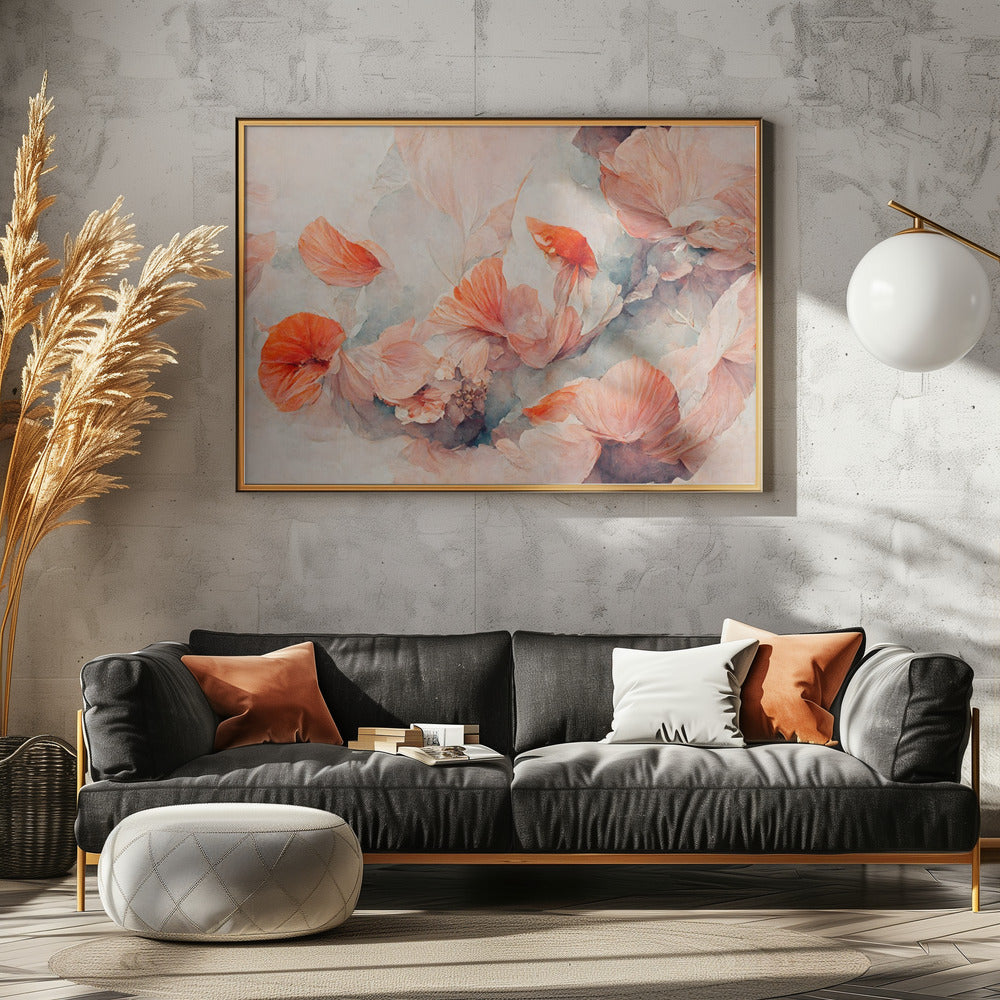 Bloemblaadjesfluisteringen | Canvas