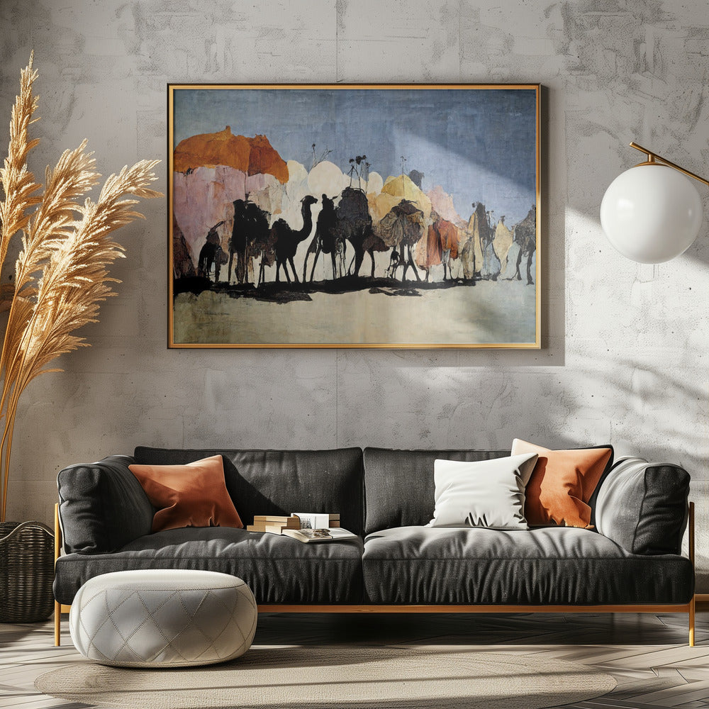 Woestijnkaravaanreis | Canvas