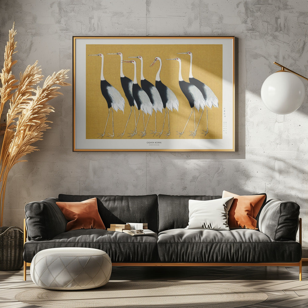 Japanese Red Crown Crane | Canvas