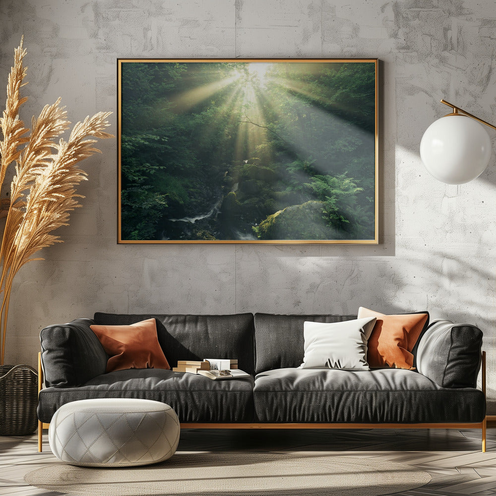 Groene Stralen | Poster