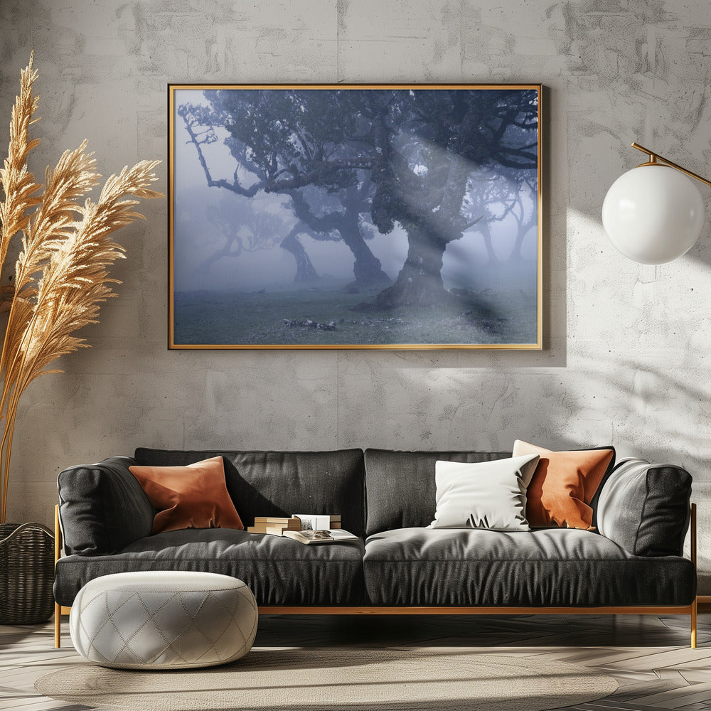 Blauwe bossen | Canvas