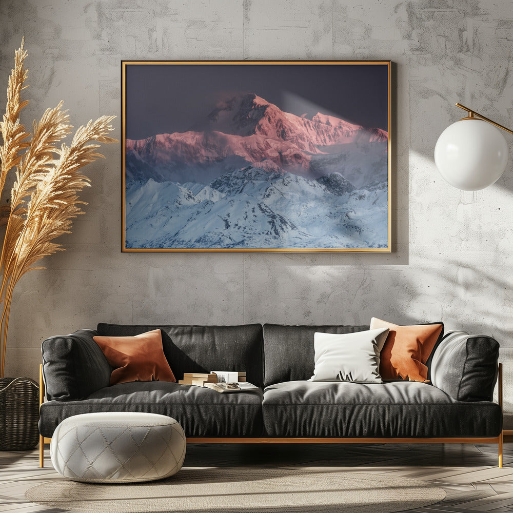 Panorama van Mount Denali | Poster