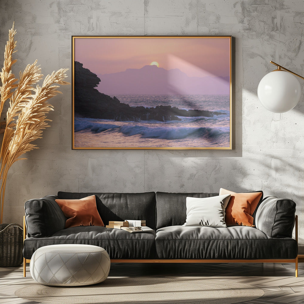 Paarse ochtend | Canvas