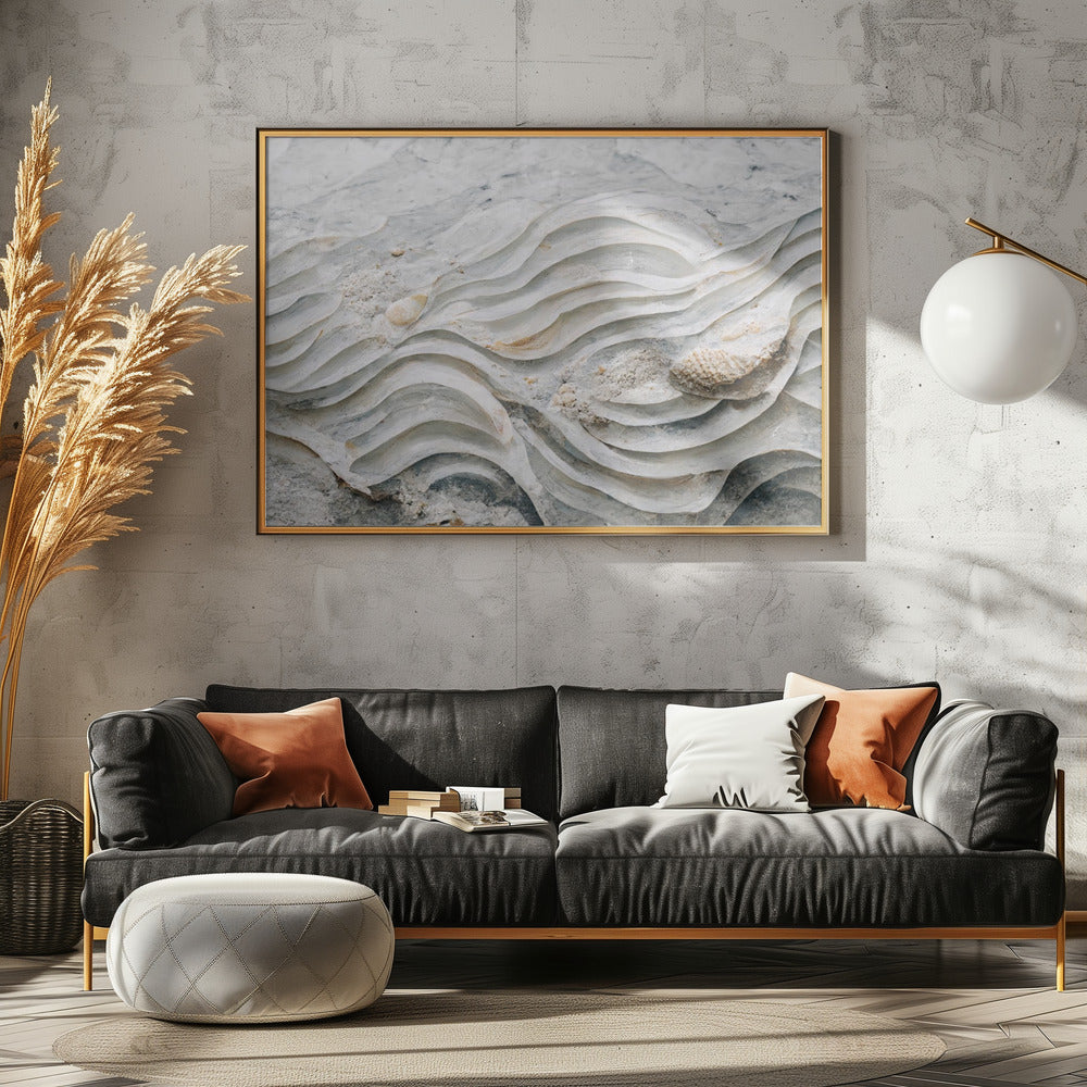 Stenen golfpatronen | Poster