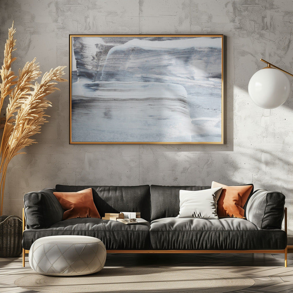 Black And White Brushstrokes | Canvas