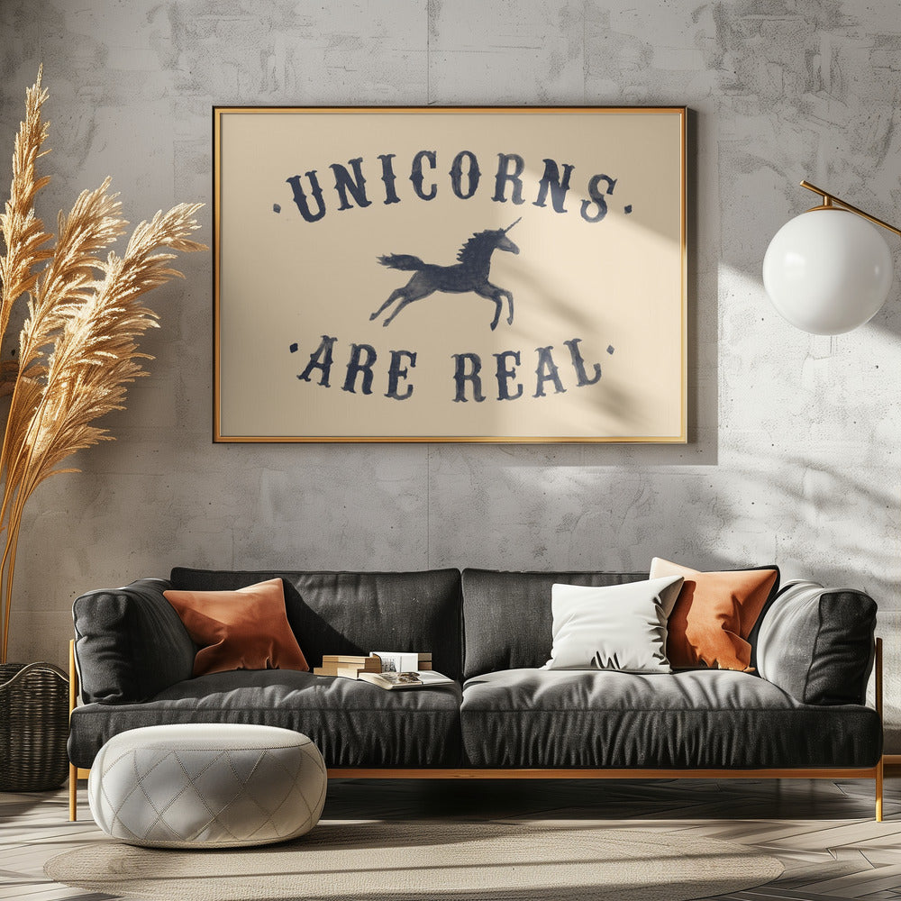 Eenhoorns bestaan echt II | Canvas