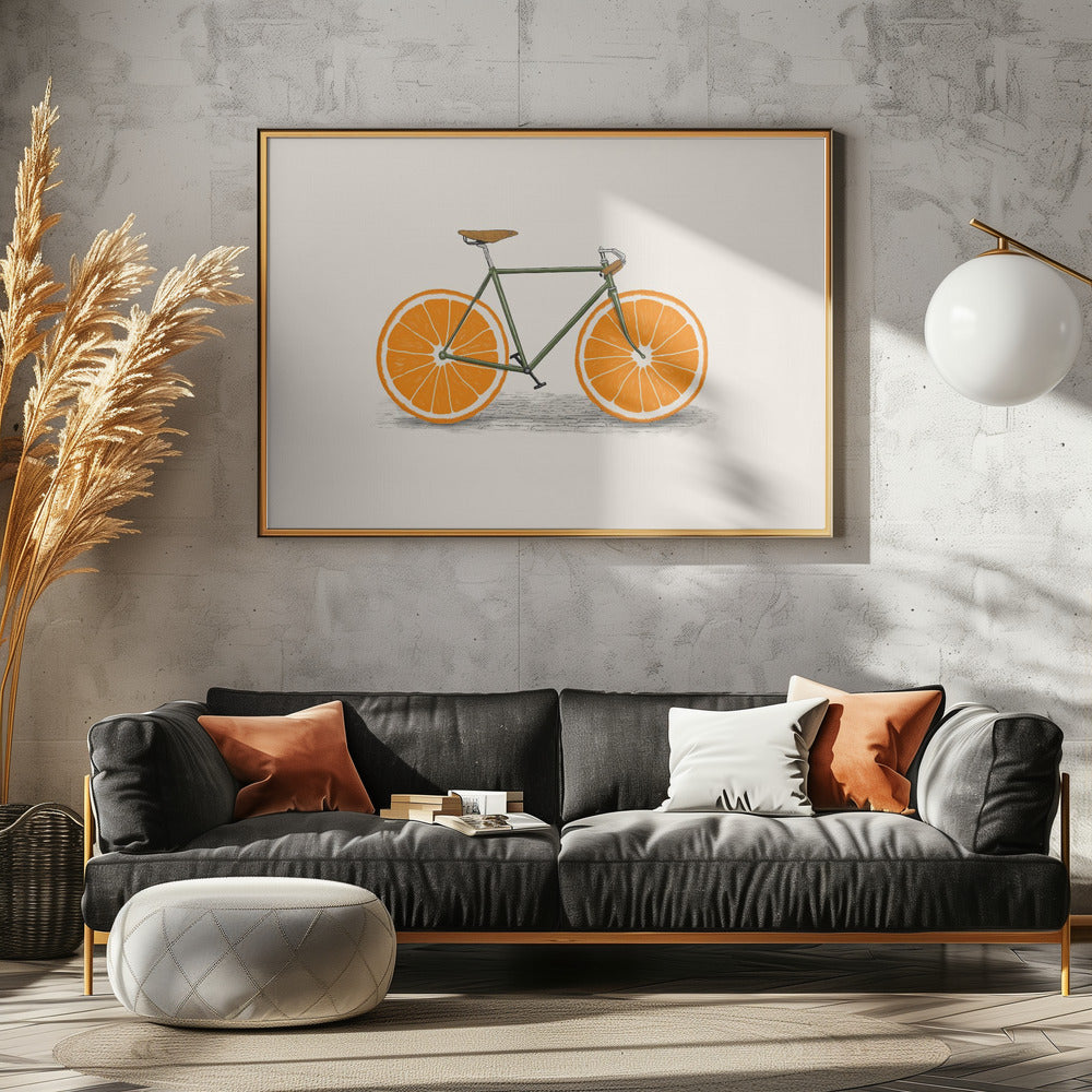 Oranje Wielen | Canvas