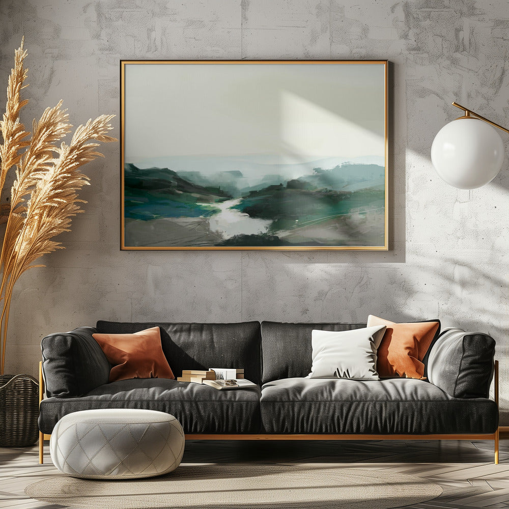 Hooglandzicht | Canvas