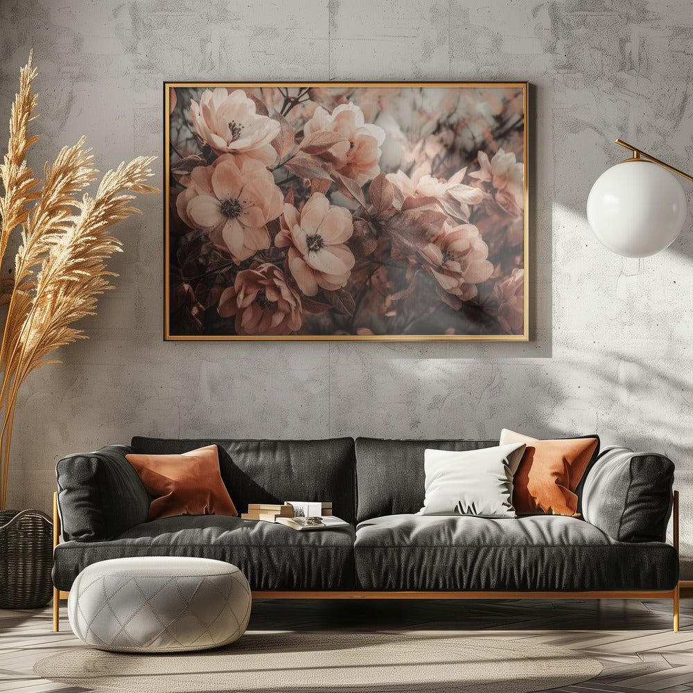Bloemblaadjes in harmonie | Poster