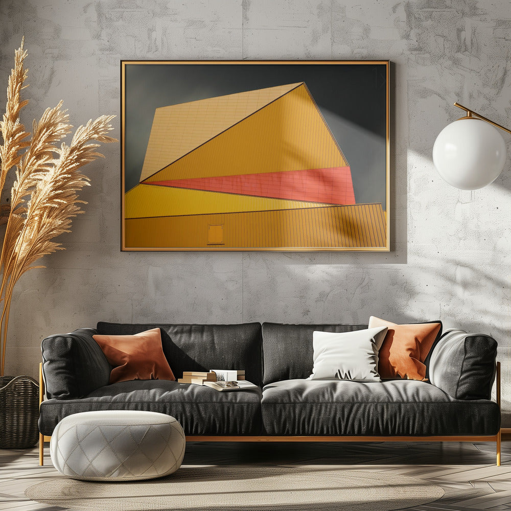The yellow roof | Canvas