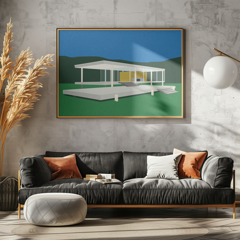 Ludwig Mies Van Der Rohe Farnsworthhuis | Canvas
