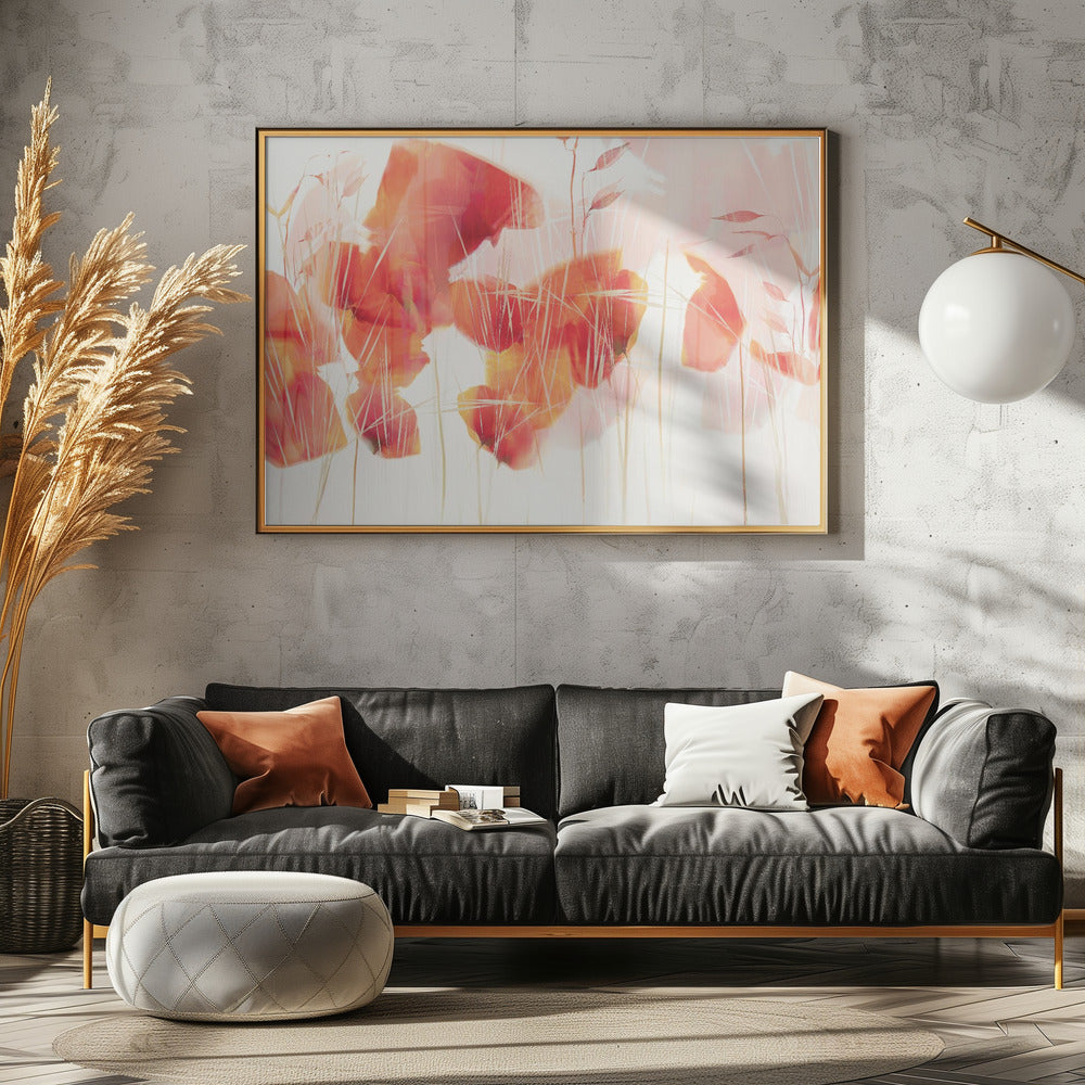 Moderne klaprozen | Canvas