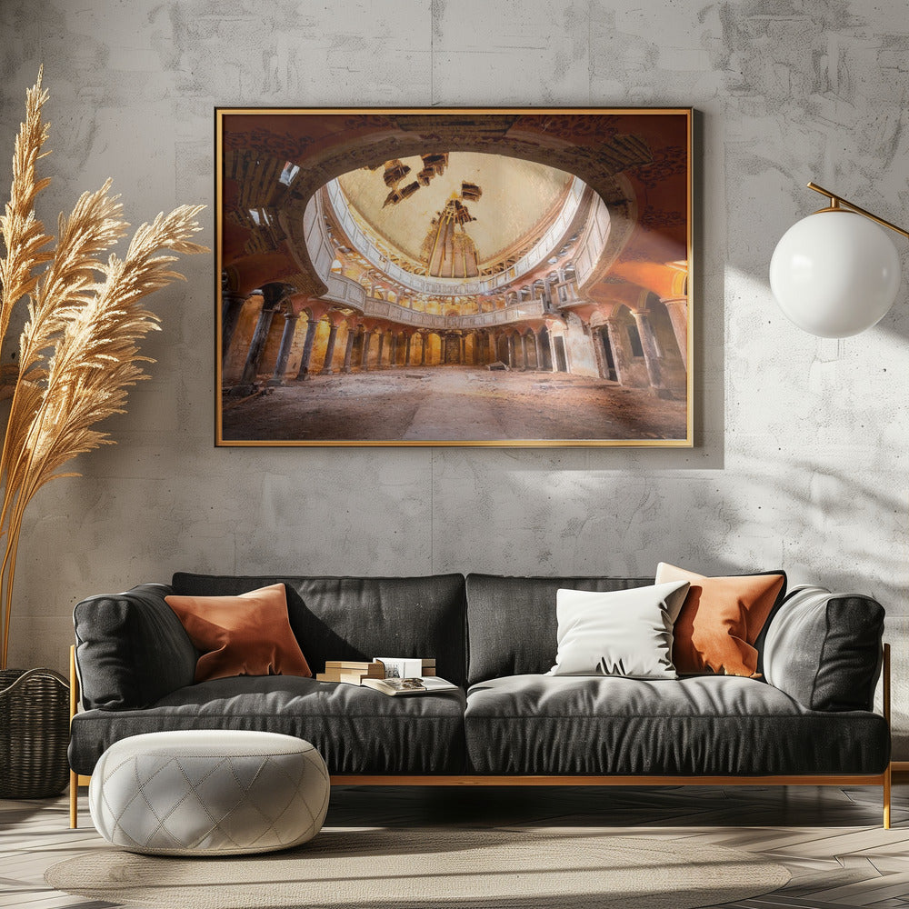 Round Chapel in Decay | Canvas