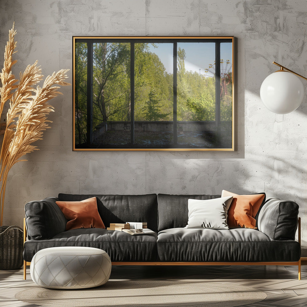Reuzenrad in Pripjat Tsjernobyl | Canvas