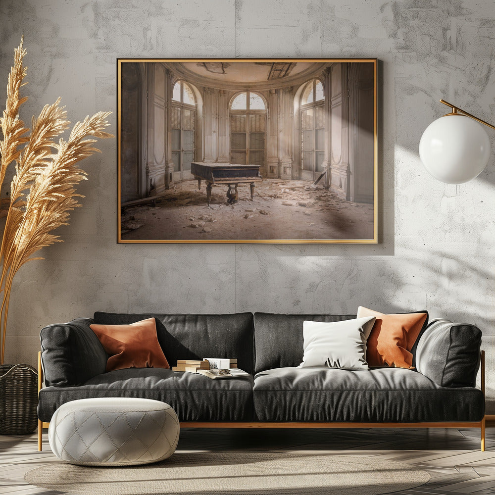 Piano in verval | Canvas