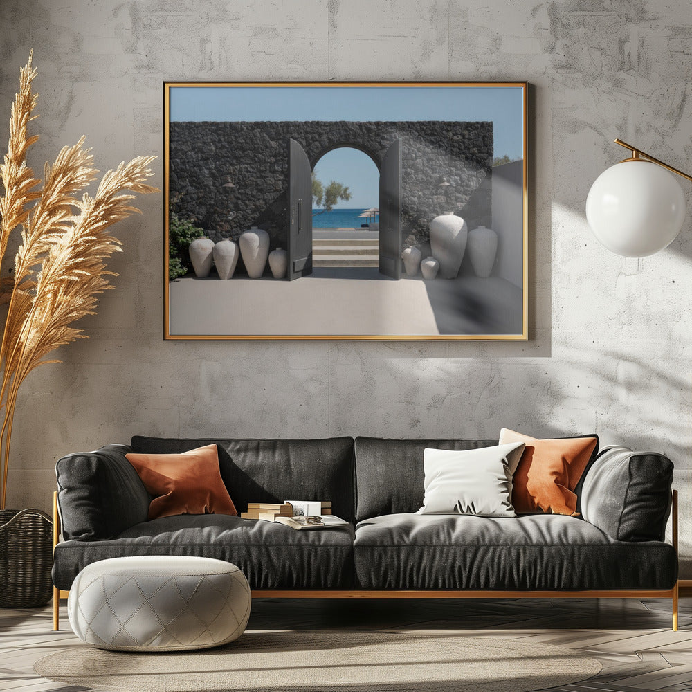 Gebogen ingang | Canvas