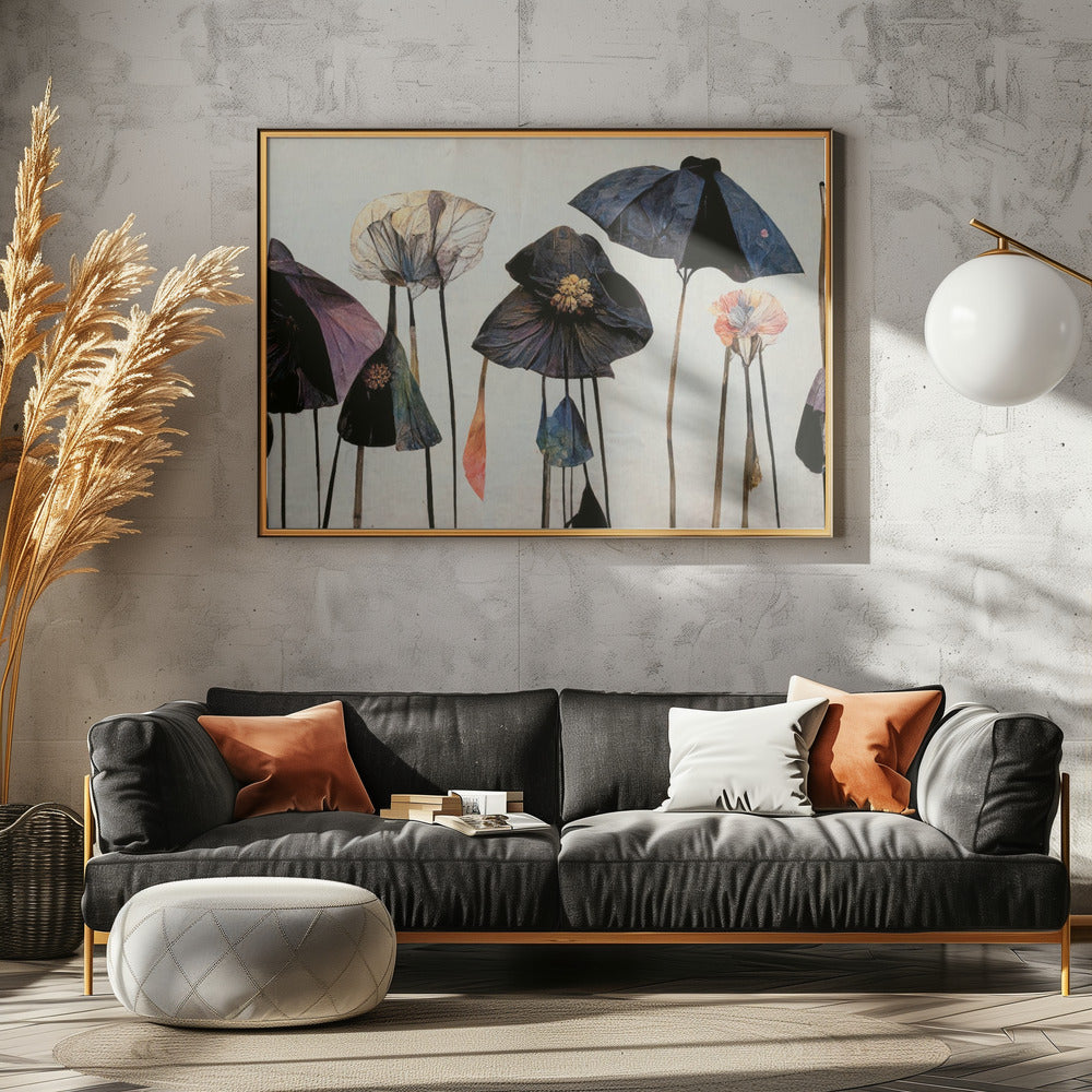Fluisteringen van bloemblaadjes | Canvas