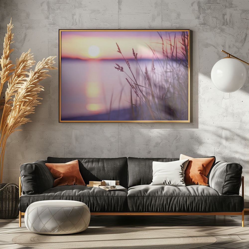 Serene zonsonderganggloed | Poster