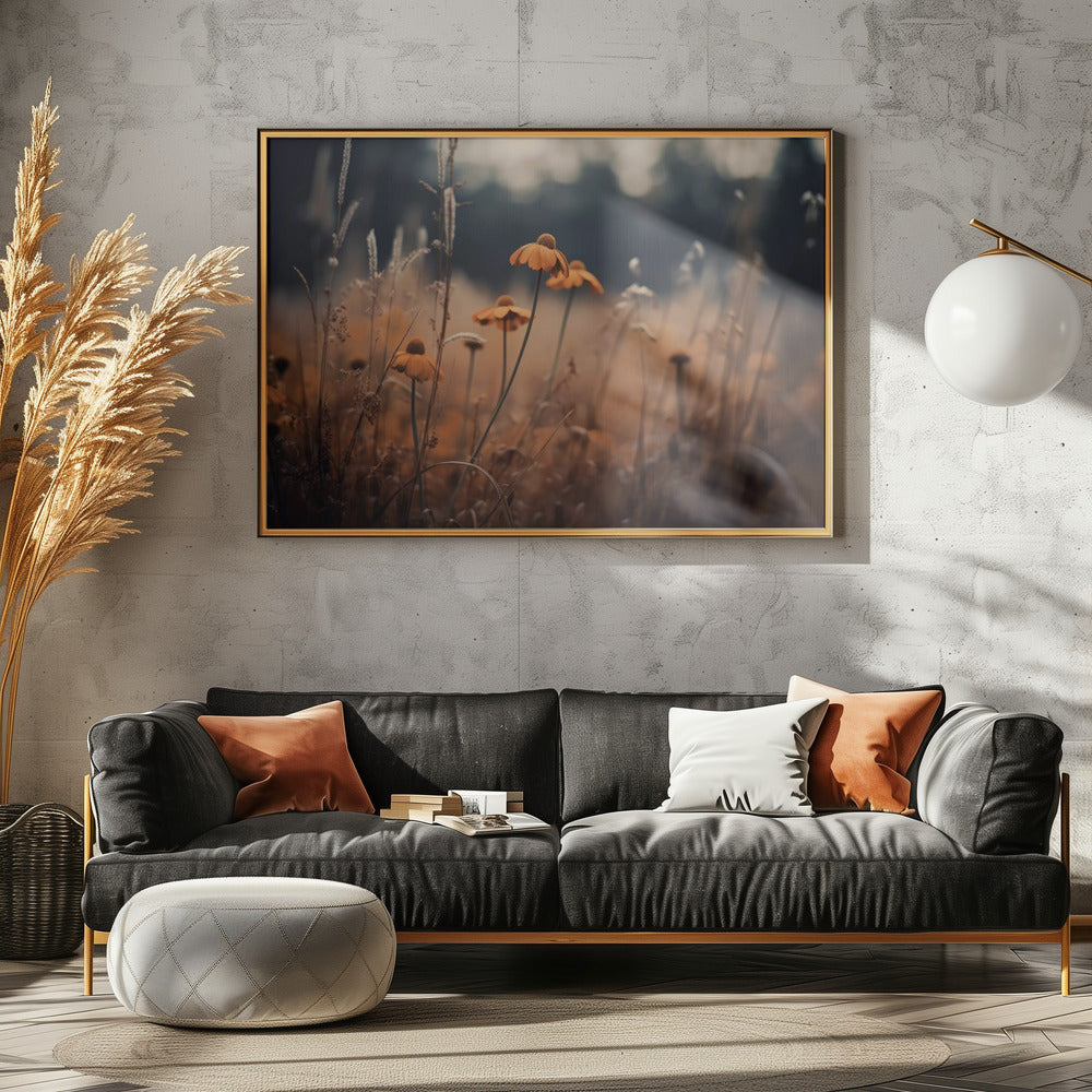 Golden Blossom Field | Poster