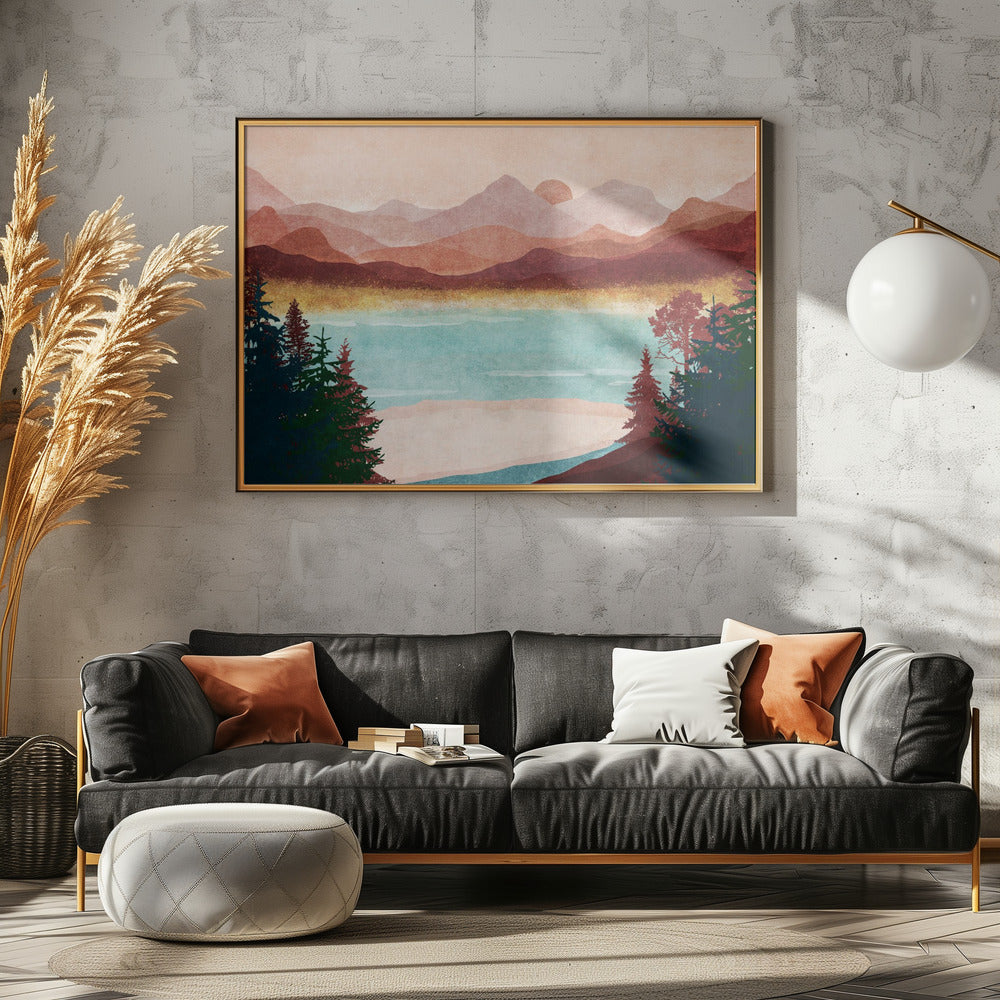 Sereniteit in de bergdageraad | Poster