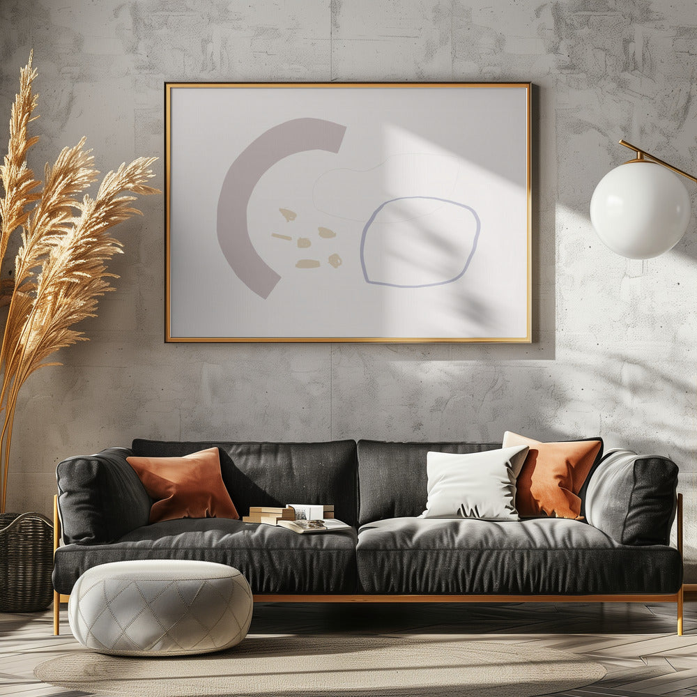 Dromerige vormen dansen | Canvas