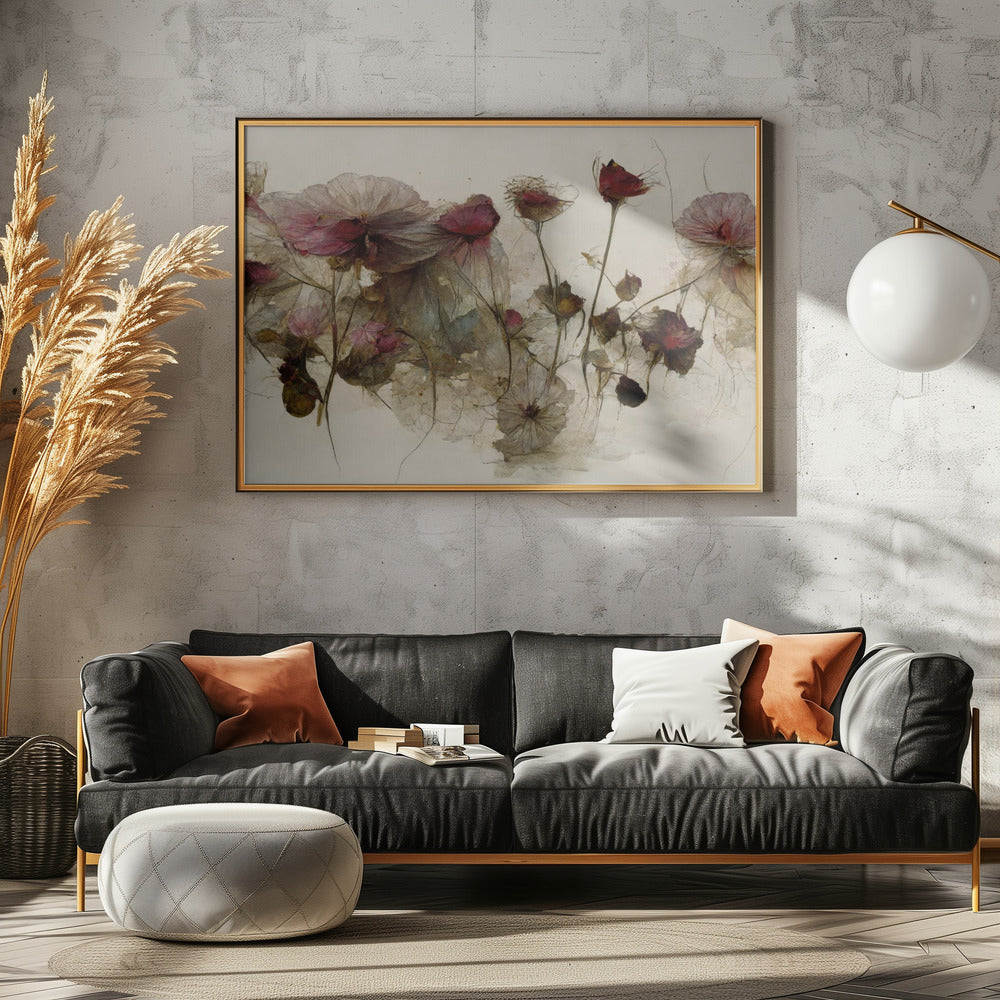 Delicate Bloemblaadjesdans | Canvas