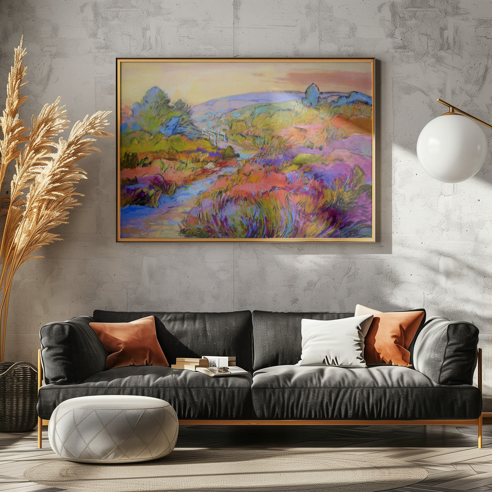 Levendig Weidepad | Poster