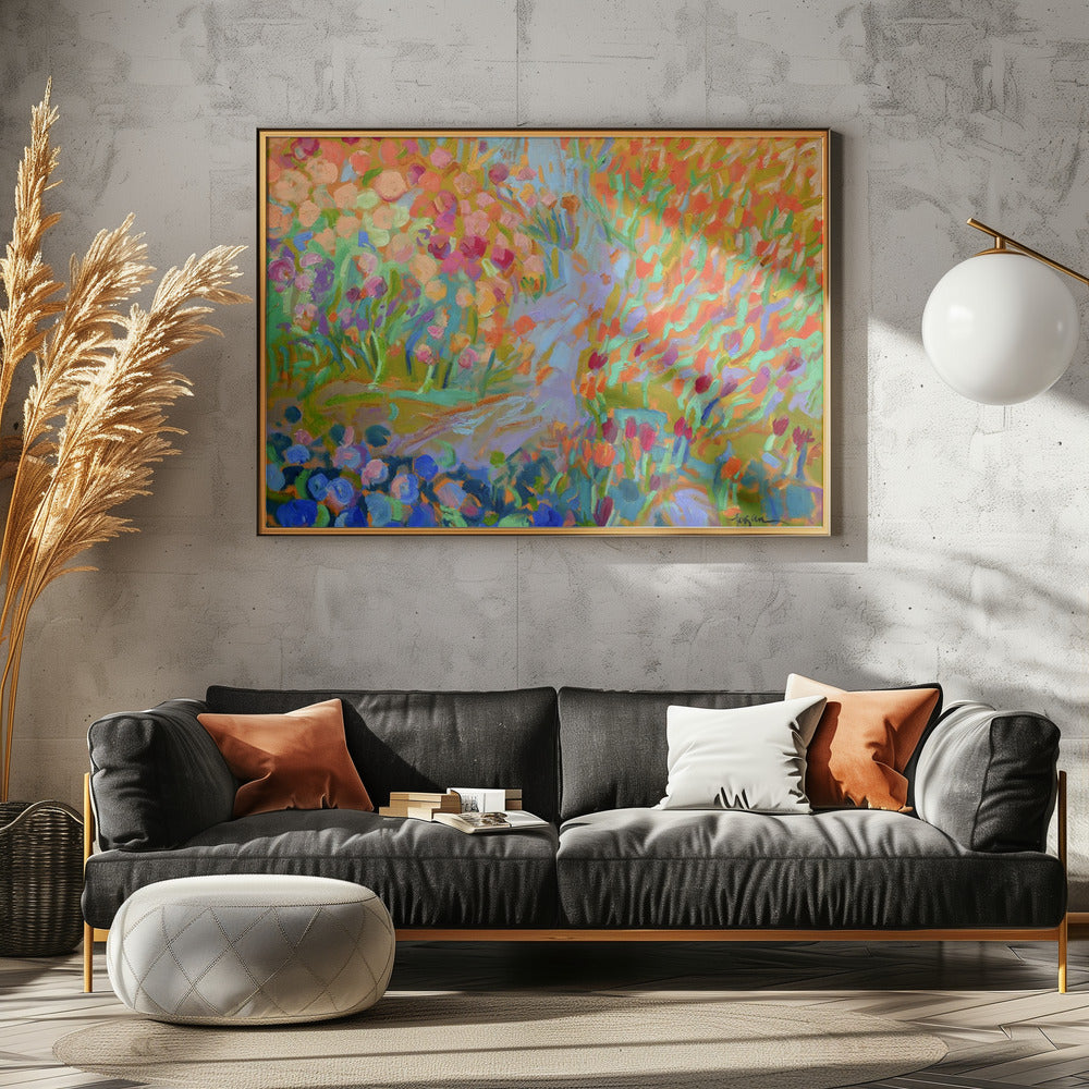 Vibrant Garden Path | Poster