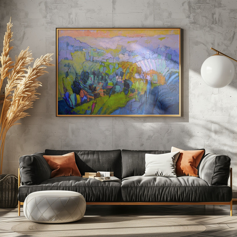 Kleurrijk panorama | Poster