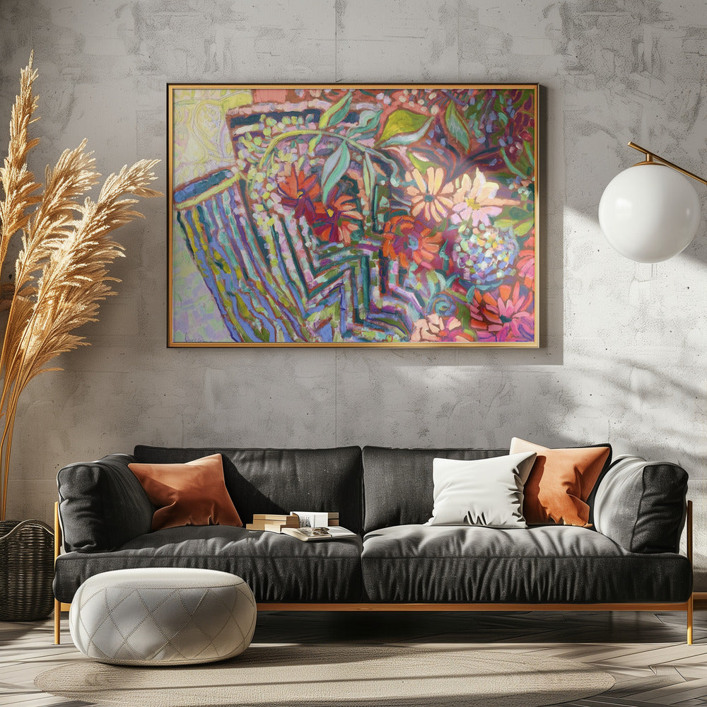 Slingerend tuinpad | Poster