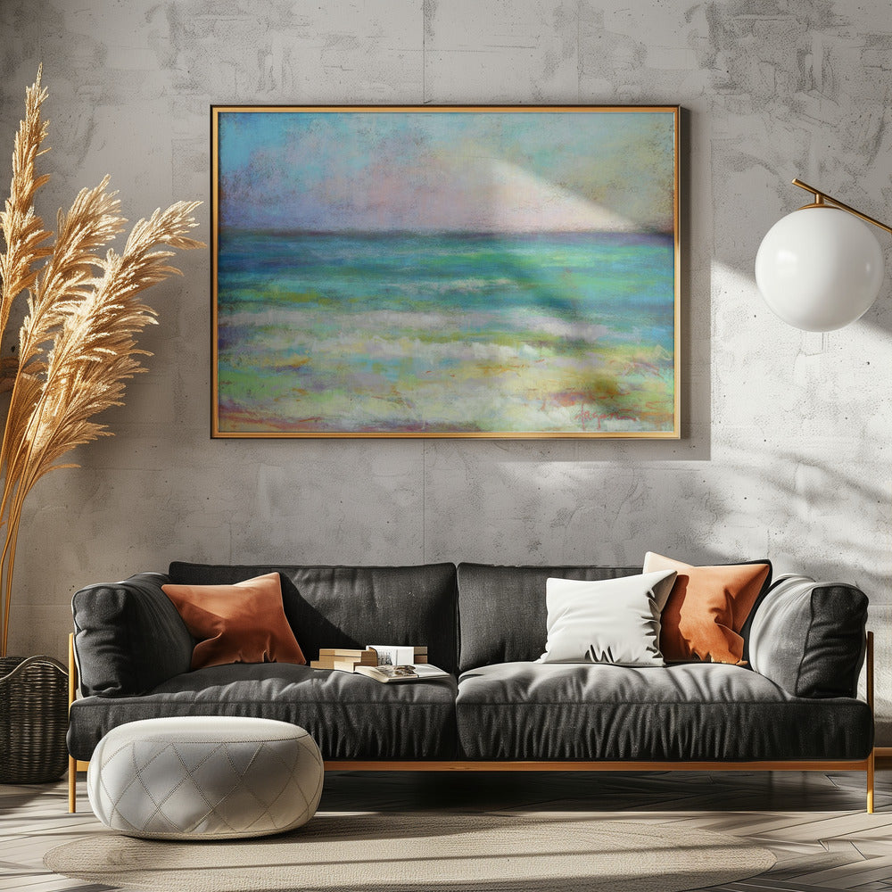 Oceaankleuren bij zonsopgang | Poster