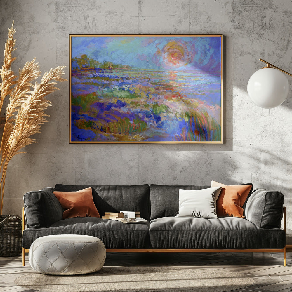 Vivid Horizon Glow | Canvas
