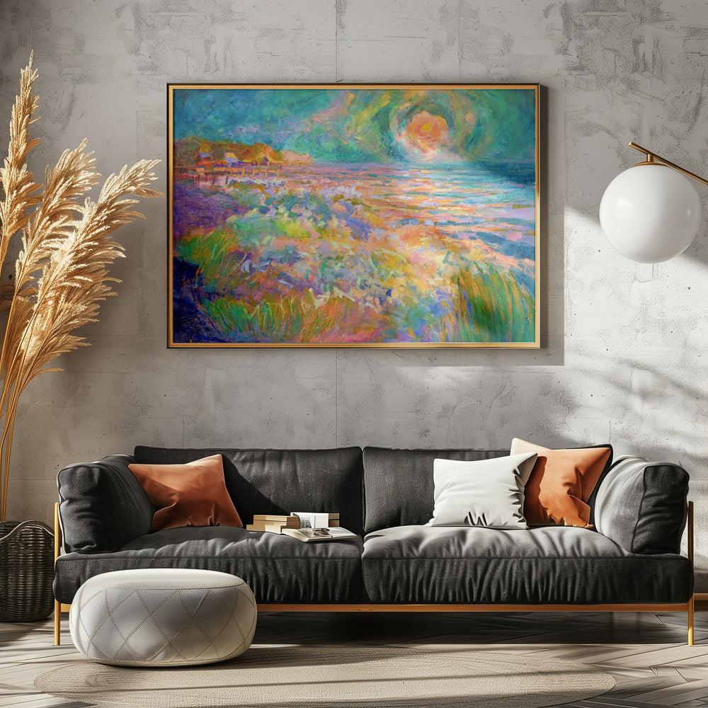 Vibrant Shoreline | Canvas