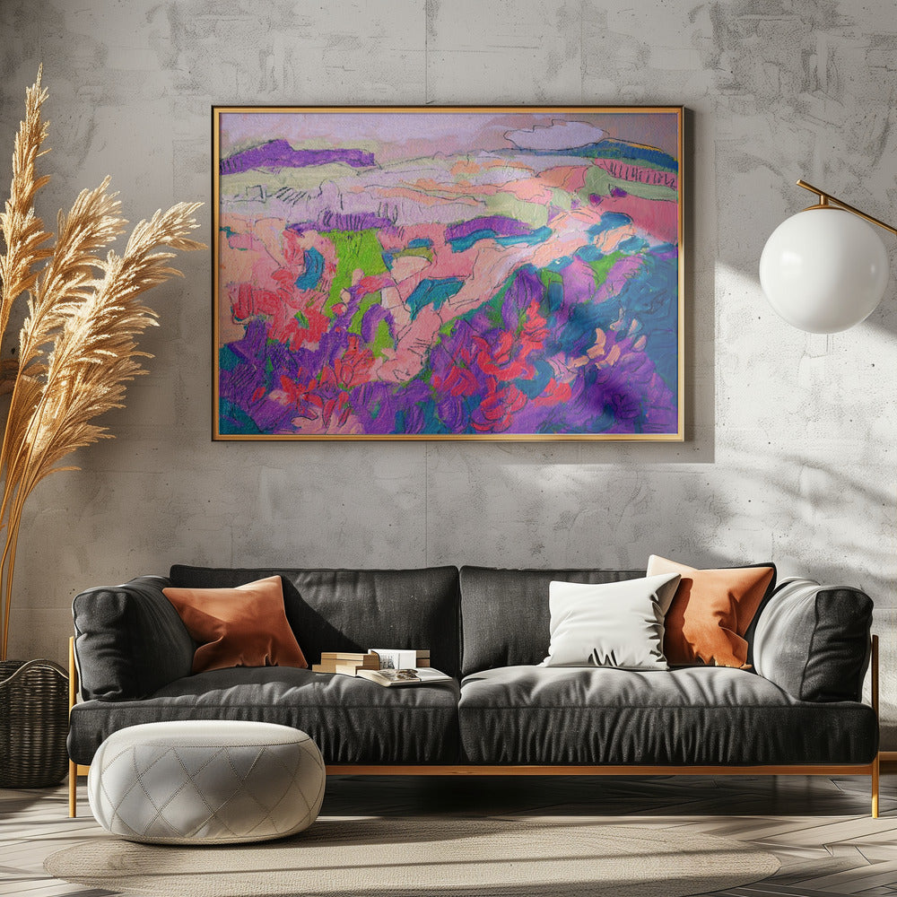 Colorful Petal Dance | Canvas