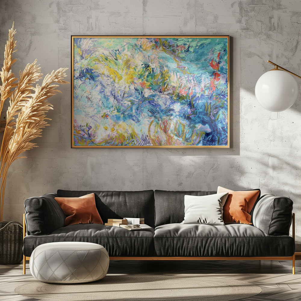 Impressionistisch kleurrijk abstract | Canvas
