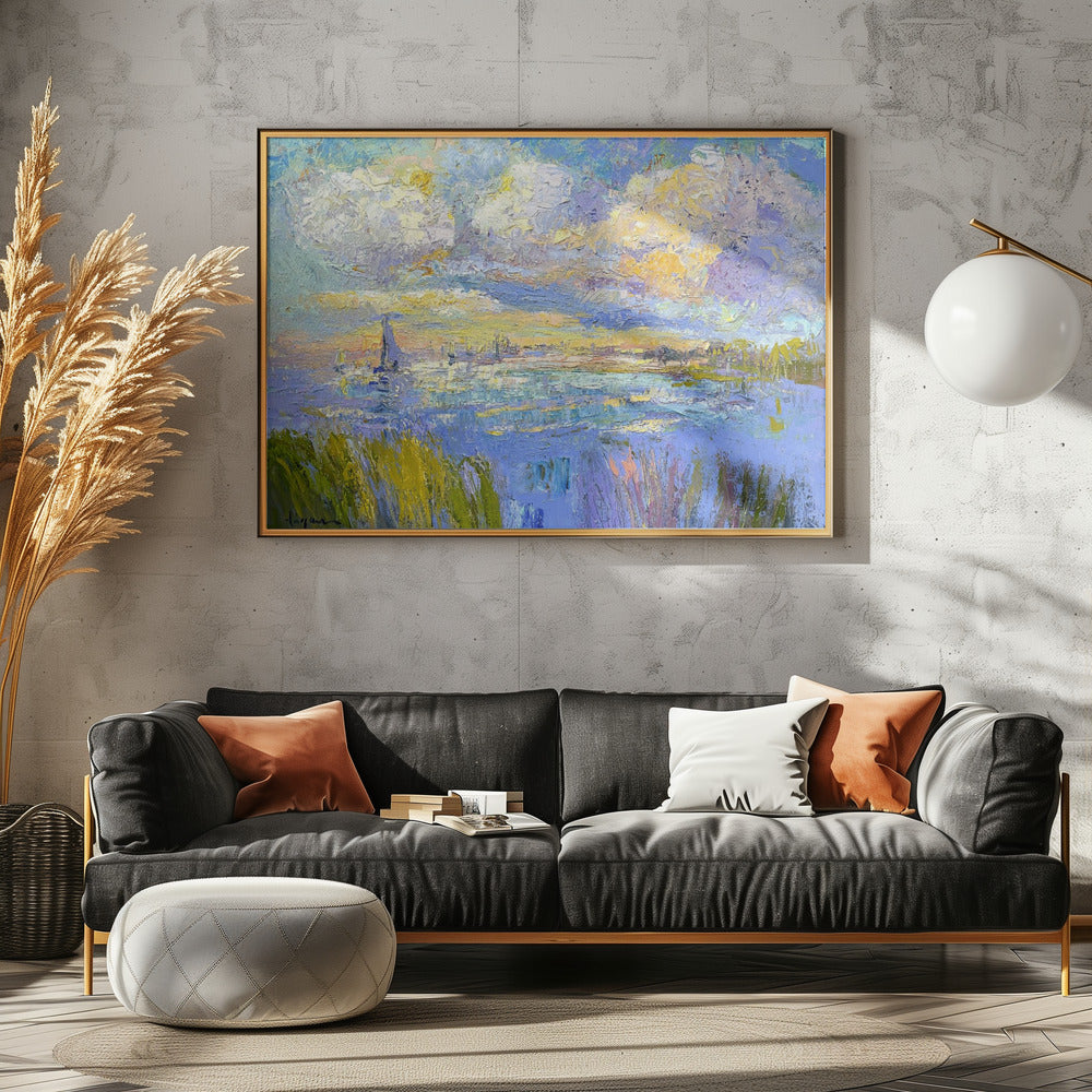 Dromerige kustluchten | Canvas