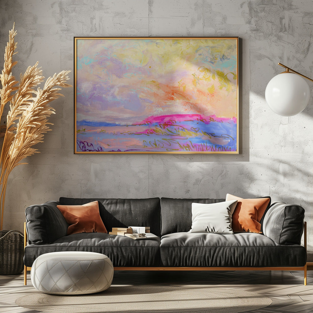Kleurrijke Horizon | Canvas