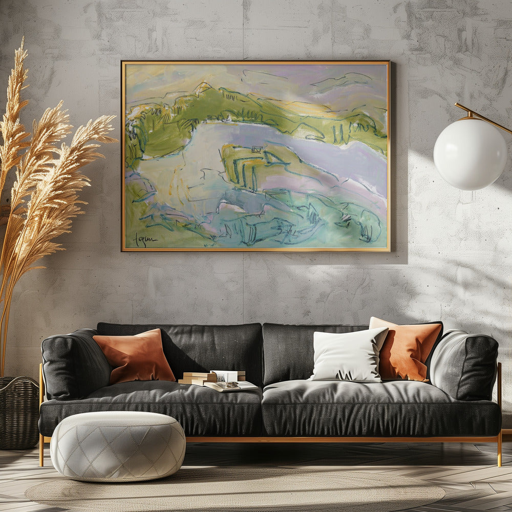 Dromerige Horizon | Canvas