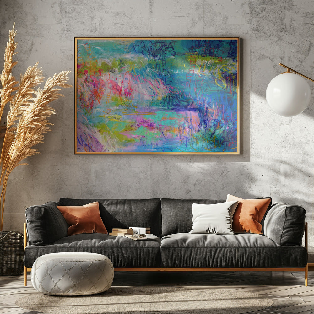 Zwevend op een droom | Canvas